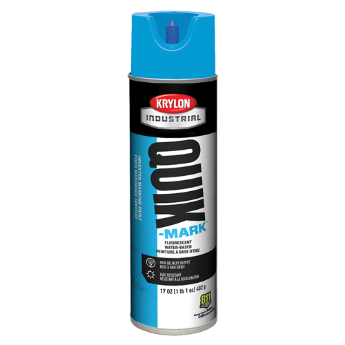 Peinture de marquage industrielle invers&eacute;e &agrave; base d'eau Quik-Mark, 17 oz, Canette a&eacute;rosol Duraquip Inc