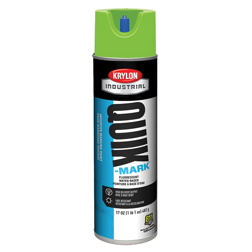 Peinture de marquage industrielle invers&eacute;e &agrave; base d'eau Quik-Mark, 17 oz, Canette a&eacute;rosol Duraquip Inc