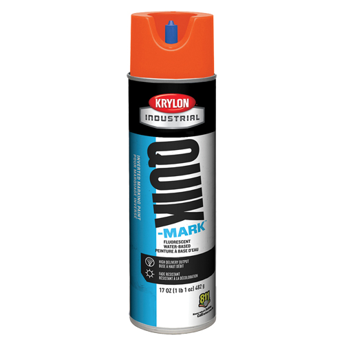 Peinture de marquage industrielle invers&eacute;e &agrave; base d'eau Quik-Mark, 17 oz, Canette a&eacute;rosol Duraquip Inc