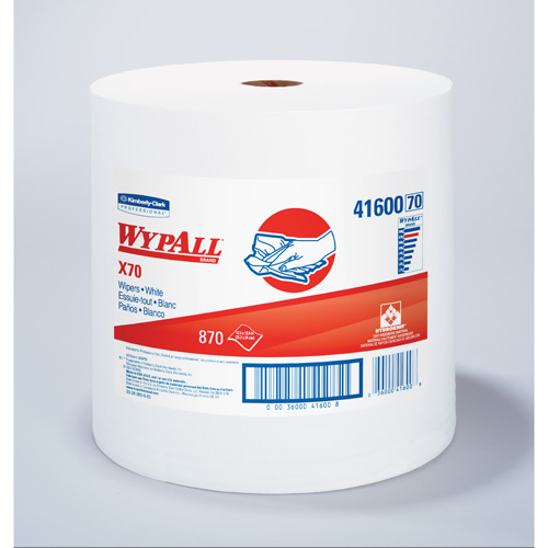 Chiffons X70, Robuste, 13-2/5' lo x 12-1/2" la Duraquip Inc