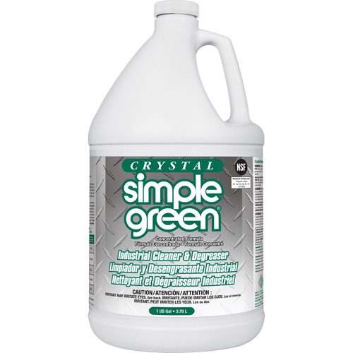 Crystal Simple Green&reg; Industrial Cleaner & Degreaser, 1 gal., Jug Duraquip Inc
