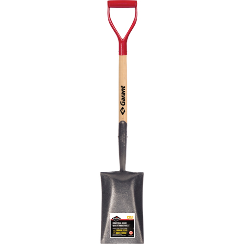 Pro Garden Spade, Wood, Forged Steel Blade, D-Grip Handle, 25-1/2" Long Duraquip Inc