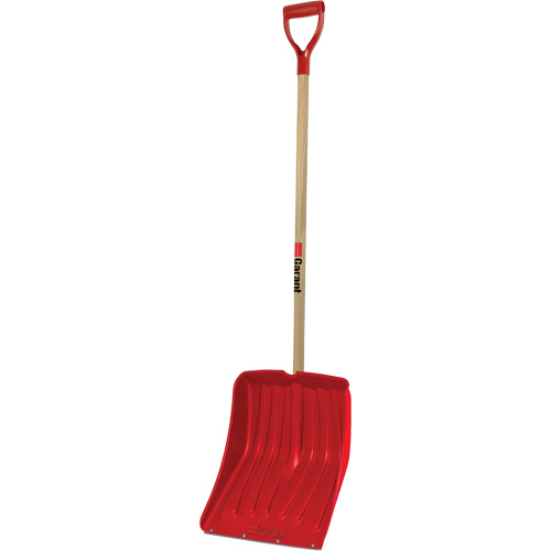 Pelle &agrave; neige Alpine, Lame Polypropyl&egrave;ne, Largueur 13-9/10", Manche Prise en D, Bande d'usure Compris Duraquip Inc