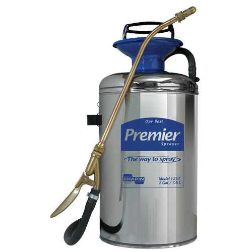 Vaporisateur professionnel s&eacute;rie premi&egrave;re qualit&eacute;, 2 gal. (7,6 L), Acier inoxydable, Lance de 12" Duraquip Inc