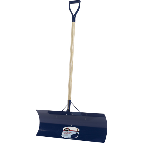 Yukon Snow Pusher, Steel Blade, D-Grip Handle, 30" W Duraquip Inc