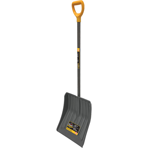 Pelle &agrave; neige Pro, Lame Polypropyl&egrave;ne, Largueur 13-7/8", Manche Prise en D Duraquip Inc