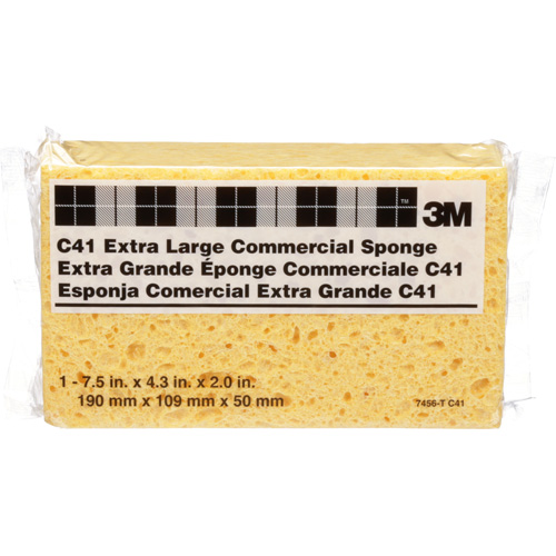 Commercial Size Sponge, Cellulose, 4-1/2" W x 7-1/2" L Duraquip Inc