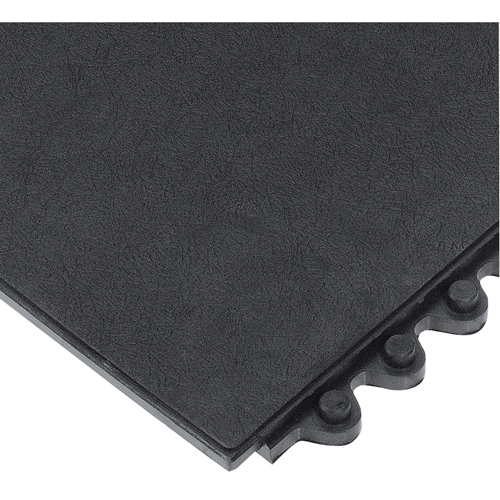 24/Seven&reg; Matting, Rubber, 3' W x 3' L, 5/8" Thick, Black Duraquip Inc