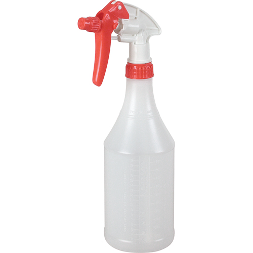 Round Spray Bottle with Trigger Sprayer, 24 oz. Duraquip Inc