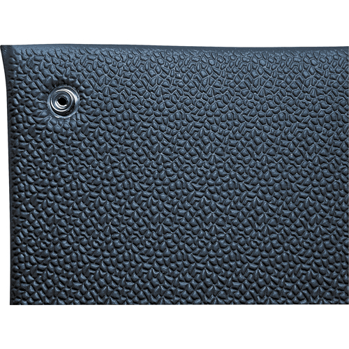 Comfort-King Anti-Static Matting, 4' W x 60' L x 3/8" T, Pebbled, Blue Duraquip Inc