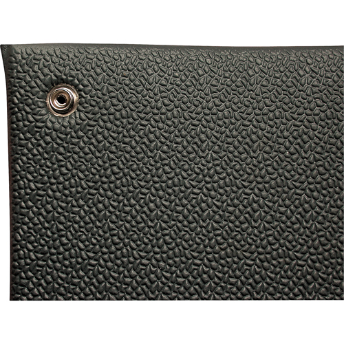 Comfort-King Anti-Static Matting, 3' W x 60' L x 3/8" T, Pebbled, Grey Duraquip Inc