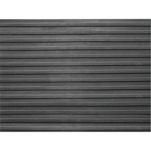 Entrance Mats, Runner, 3' x lin.ft x 1/8", Black Duraquip Inc