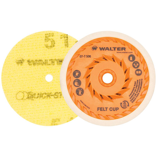 Quick-Step Instant Polish Discs, 5" Dia. Duraquip Inc