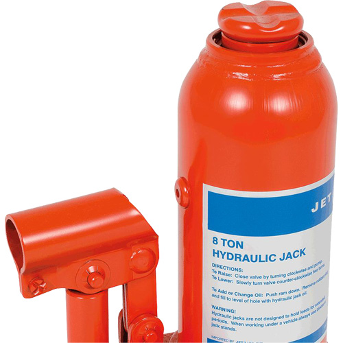 JHJ-8 Crics &agrave; bouteille pour usage tr&egrave;s intensif, 8 tonne(s), 15-3/8" Hauteur &eacute;lev&eacute;e Duraquip Inc