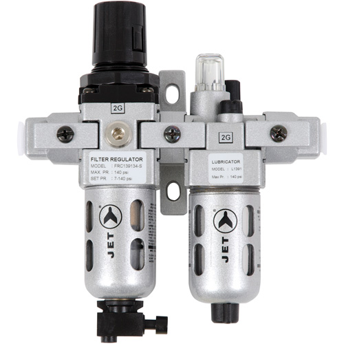 Filtre &agrave; air miniature en deux parties, r&eacute;gulateur et lubrificateur AFRLCM14, 1/4" NPT Duraquip Inc