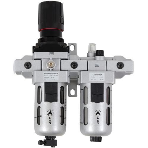 Filtre &agrave; air standard en deux parties, r&eacute;gulateur et lubrificateur AFRLCS12, 1/2" NPT Duraquip Inc