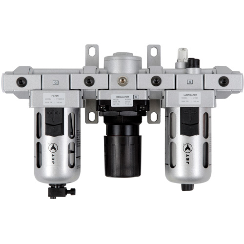 AFRLMS12 3-Piece Standard Air Filter, Regulator & Lubricator, 1/2" NPT Duraquip Inc