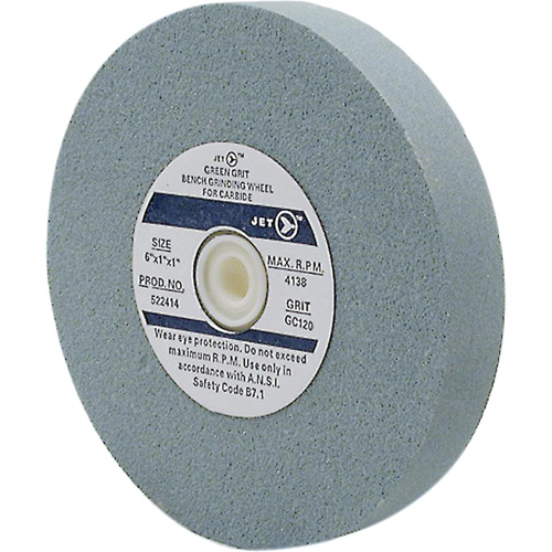 Bench Grinding Wheel, 8" x 1", 1" Arbor, Silicon Carbide Duraquip Inc