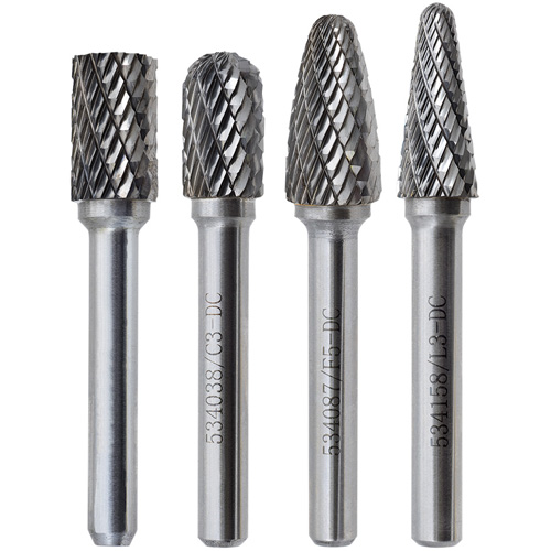 CBHP-4 Premium Carbide Bur Set, 4 Pieces Duraquip Inc