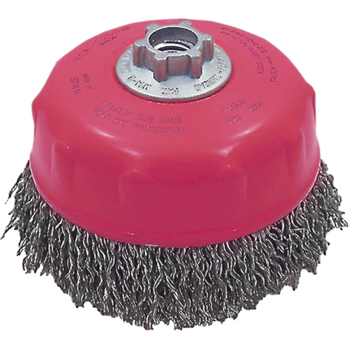 MAXI-CRIMPED Premium Crimped Wire Cup Brush Duraquip Inc
