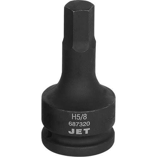 Impact Bit, Hex, 5/8" x 3/4" Drive Duraquip Inc