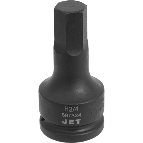 Impact Bit Socket, Hex, 3/4" x 3/4" Drive Duraquip Inc