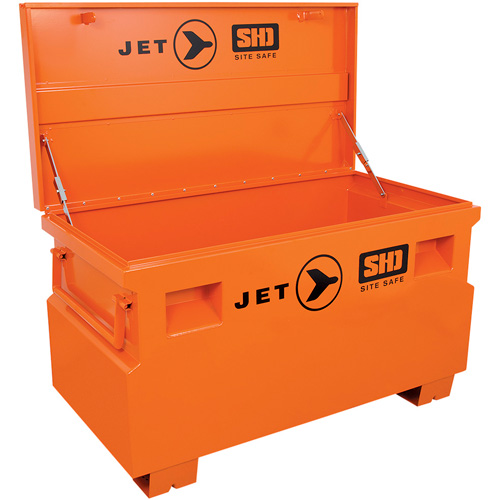 JSB-4824 Coffre &agrave; outils robuste pour le chantier, 48-1/8" x 24-1/8" x 28-3/8", Acier, Orange Duraquip Inc