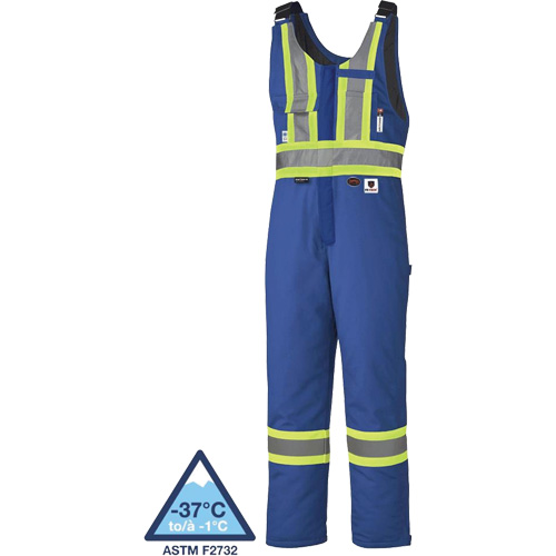 5524A High-Visibility Flame-Resistant Quilted Safety Coveralls, 2X-Large, Royal Blue Duraquip Inc
