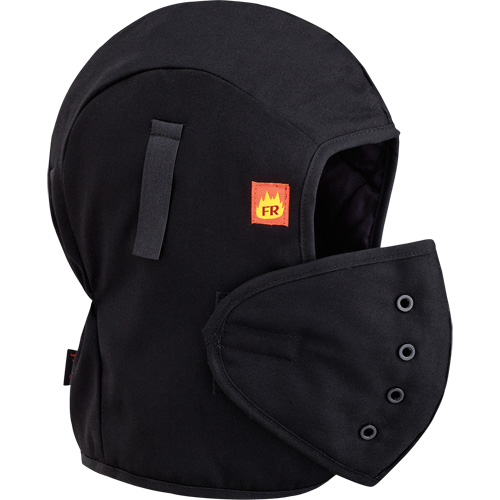 566A Doublure matelass&eacute;e FR pour casque, Noir, Coton Duraquip Inc