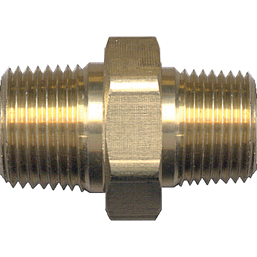 Mamelon hexagonal, Laiton, 3/4" x 1/2", NPT x NPT Duraquip Inc