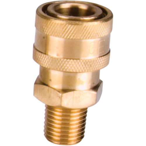 1/4" Male Brass Quick Disconnect Sockets Duraquip Inc