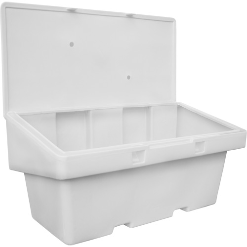 Salt Sand Container SOS, With Hasp, 72" x 36" x 36", 36 cu. Ft., Grey Duraquip Inc