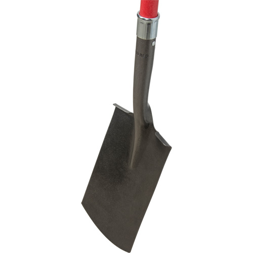 Pelles robustes, Fibre de verre, Lame Acier au carbone, Manche en Prise en D, Longueur 30-1/2" Duraquip Inc