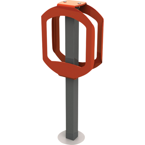 Bike Stop Bike Racks, Steel, 2 Bike Capacity Duraquip Inc