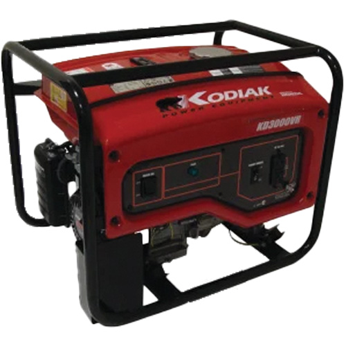 G&eacute;n&eacute;ratrice portative Kodiak KD3000VR, 2400 W nominale, 120 V, R&eacute;servoir de 16 L Duraquip Inc