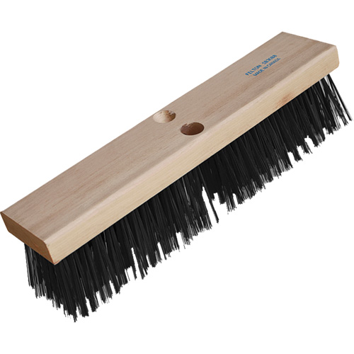 Road Warrior Extra Heavy-Duty Push Broom, 16", X-Coarse, Wire Bristles Duraquip Inc