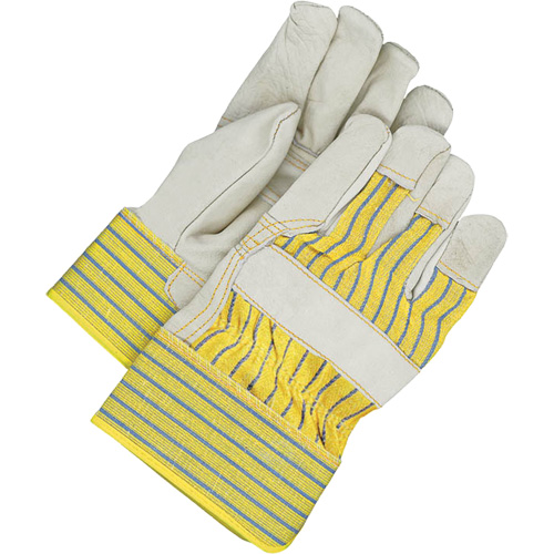 Fitters Gloves with Patch Palm, One Size, Grain Cowhide Palm, Fleece Inner Lining Duraquip Inc