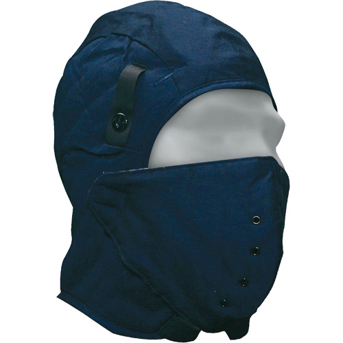 Classic Hardhat Liner with Face Mask, Fleece/Cotton Lining, One Size Duraquip Inc
