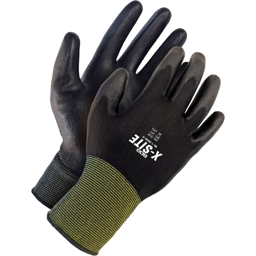 X-Site Coated Gloves, 7, Polyurethane Coating, Nylon Shell Duraquip Inc