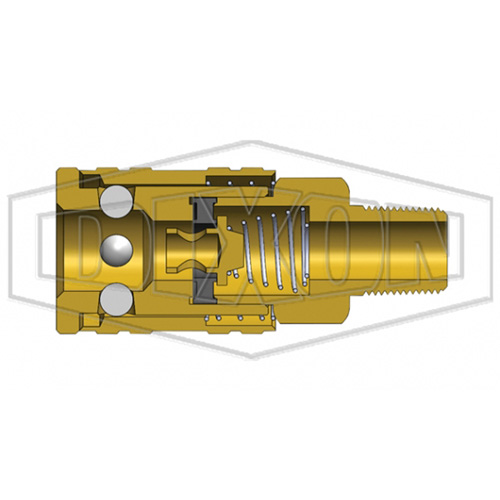 Coupleur pneumatique manuel ARO de s&eacute;rie M, 1/4" Duraquip Inc