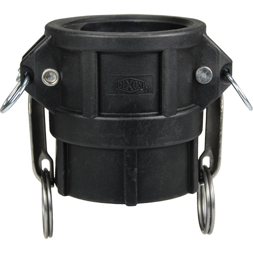 Coupleur &agrave; came et cannelure, Polypropyl&egrave;ne, Type D, 3", NPT femelle, 60 PSI Duraquip Inc