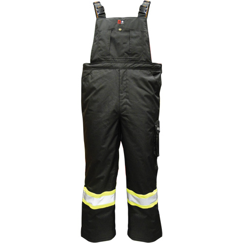 Salopettes isol&eacute;e Journeyman, 2T-Grand, Noir Duraquip Inc