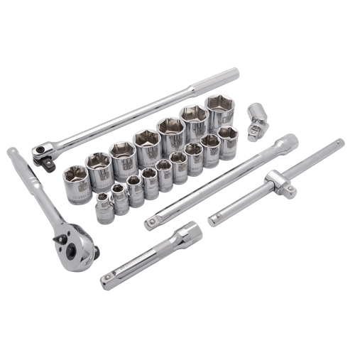 Jeu de douilles SAE, 22 Mcx, Prise de 1/2" Duraquip Inc