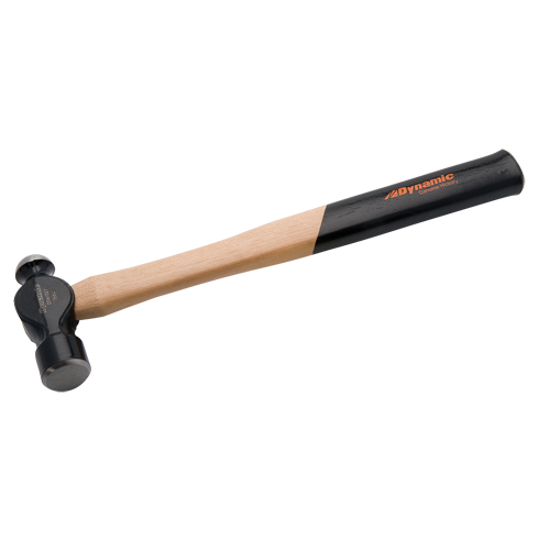 Ball Pein Hammer, 8 oz. Head Weight, Polished Face, Wood Handle Duraquip Inc