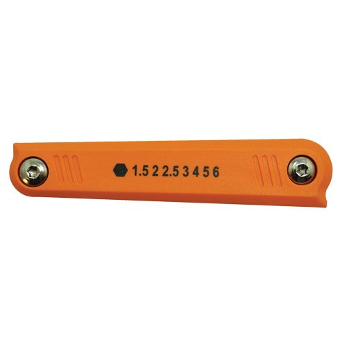 Jeu de cl&eacute;s hexagonales repliables, 7 mcx, Torx Duraquip Inc