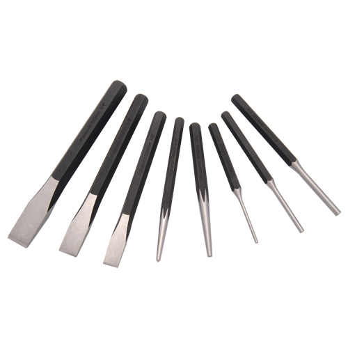 Jeu de poinçons et de ciseaux, 8 morceaux Duraquip Inc