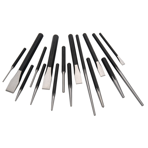 Punch and Chisel Set, 16 Pieces Duraquip Inc