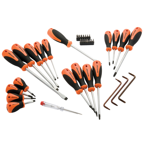 Screwdriver Set, 36 Pcs. Duraquip Inc