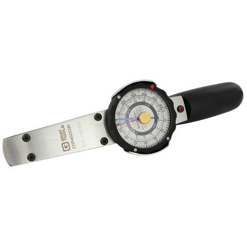 Torque Wrench with Memory Needle, Dial, 3/8" Square Drive, 0 - 600 in-lbs. Duraquip Inc