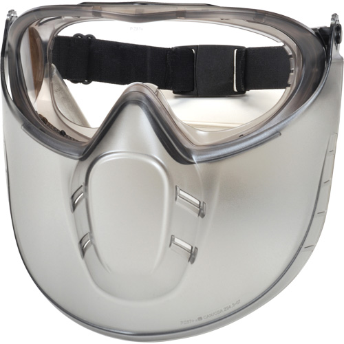 Lunettes de s&eacute;curit&eacute; Capstone Shield avec &eacute;cran facial amovible, Lentille Transparent, Antibu&eacute;e, Ventilation Directe/Ferm&eacute; Duraquip Inc